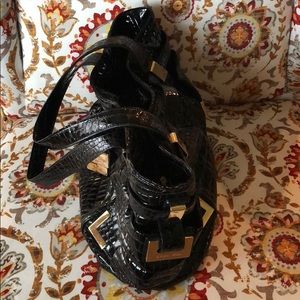 SOLD Michael Kors Black Leather Handbag